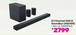 Game 5.1 Channel 540 W Soundbar (HS5100) offer