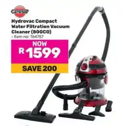Game Hydrovac Compact Water Filtration Vacuum Cleaner (80GC0) offer