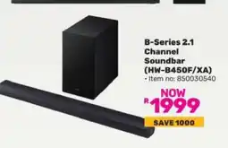 Game B-Series 2.1 Channel Soundbar (HW-B450F/XA) offer