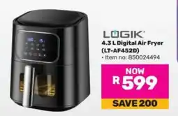 Game LÖGIK 4.3 L Digital Air Fryer (LT-AF452D) offer