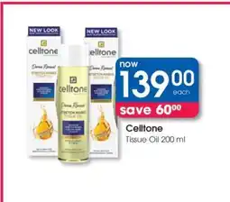 Clicks Celltone Tissue Oil 200 ml offer