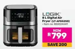 Game LOGIK 8 L Digital Air Fryer (LT-AF852SD) offer