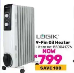 Game LOGIK 9-Fin Oil Heater offer