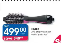 Clicks Revlon One-Step Volumiser Mid to Short Hair offer