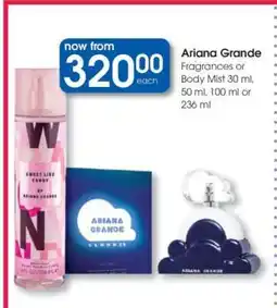 Clicks Ariana Grande offer