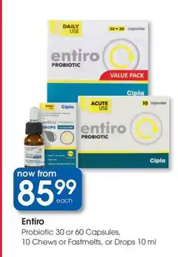 Clicks Entiro offer