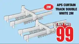 Boxer APS CURTAIN TRACK DOUBLE WHITE 2M offer