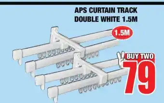 Boxer APS CURTAIN TRACK DOUBLE WHITE 1.5M offer