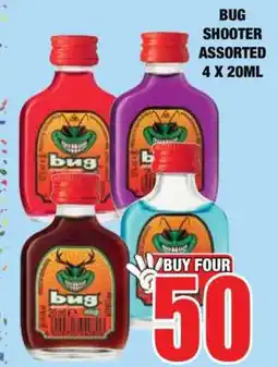 Boxer BUG SHOOTER ASSORTED 4 X 20ML offer