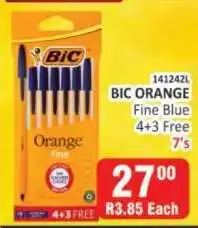 KitKat Cash and Carry BIC ORANGE Fine Blue 4+3 Free 7's offer