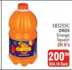 KitKat Cash and Carry OROS Orange Squash 2lt 6's offer