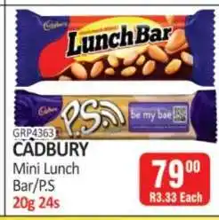 KitKat Cash and Carry CADBURY Mini Lunch Bar/P.S offer