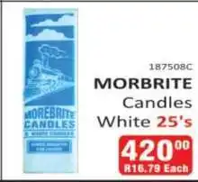 KitKat Cash and Carry MORBRITE Candles White 25's offer