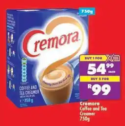 Shoprite Cremora Coffee and Tea Creamer 750g offer