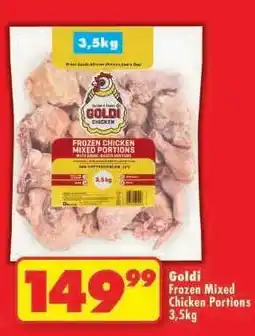 Shoprite Goldi Frozen Mixed Chicken Portions 3.5kg offer