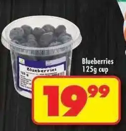 Shoprite BLUEBERRIES 125g cup offer