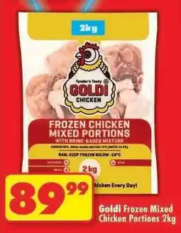 Shoprite Goldi Frozen Mixed Chicken Portions 2kg offer
