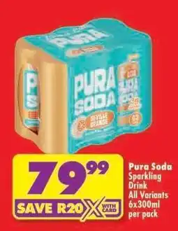 Shoprite PURA Soda offer