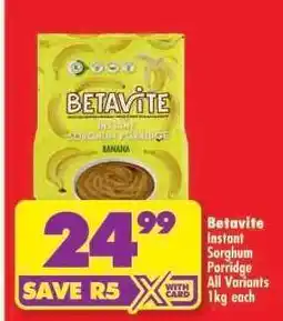 Shoprite BETAVITE INSTANT SORGHUM PORRIDGE offer