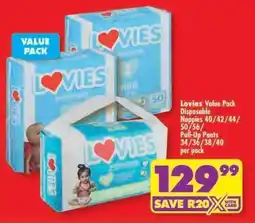 Shoprite Lovies Value Pack offer