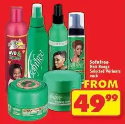 Shoprite Sofnfree Hair Range offer