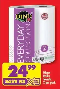 Shoprite DINU ROLLER TOWELS 2 per pack offer