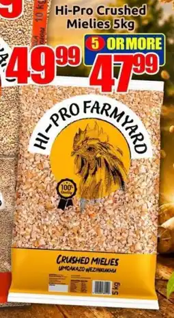 Three Star Cash and Carry Hi-Pro Crushed Mielies offer