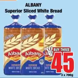 Boxer ALBANY Superior Sliced White Bread offer