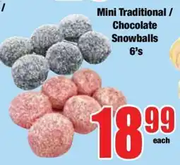 Boxer Mini Traditional / Chocolate Snowballs 6's offer