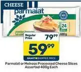 Pick n Pay Parmalat - processed cheese slices offer