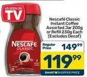 Pick n Pay Nescafé - instant coffee assorted jar or refill offer