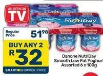 Pick n Pay Nutriday - smooth low fat yoghurt offer