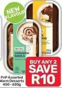 Pick n Pay Assorted warm desserts offer