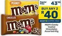 Pick n Pay M&m's - candy coated chocolates offer