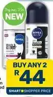 Pick n Pay Nivea - black & white invisible anti-perspirant roll-on offer
