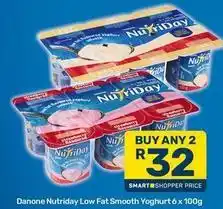 Pick n Pay Nutriday - low fat smooth yoghurt offer