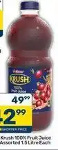 Pick n Pay Krush - 100% fruit juice offer