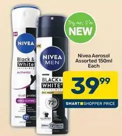 Pick n Pay Nivea - black & white invisible offer
