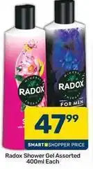 Pick n Pay Radox - shower gel offer