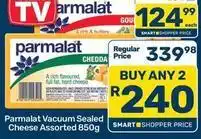 Pick n Pay Parmalat vacuum sealed cheese assorted offer