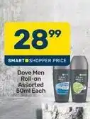 Pick n Pay Dove - men roll-on offer