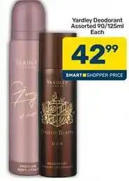 Pick n Pay Yardley - deodorant offer