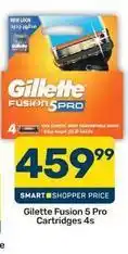 Pick n Pay Gillette - fusion 5 pro cartridges 4s offer