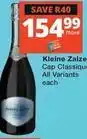 Checkers Kleine zalze - cap classique offer