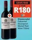 Checkers Diemersdal - cabernet sauvignon merlot red wine offer