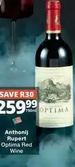 Checkers Hyper Optima red wine offer