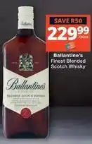 Checkers Ballantine's - finest blended scotch whisky offer