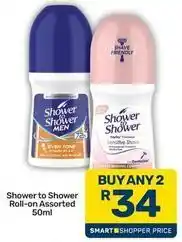 Pick n Pay Shower to shower - roll-on offer