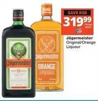 Checkers Hyper Jagermeister - original/orange liqueur offer