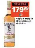 Checkers Captain morgan - original spiced gold rum offer